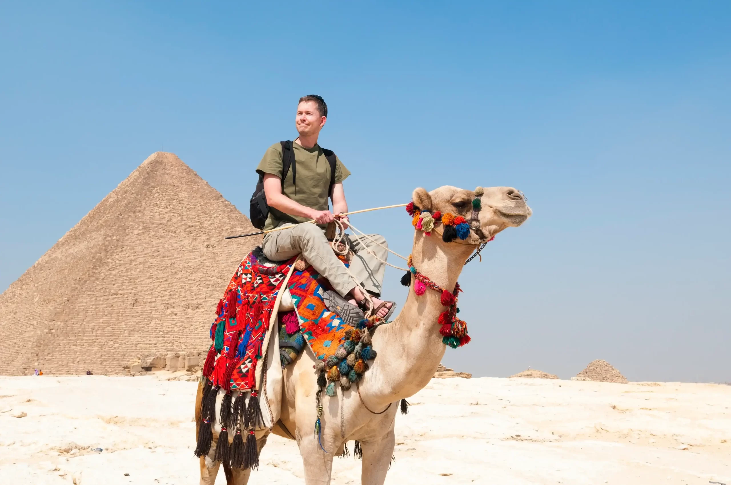 Camel Ride Trip at the Pyramids scaled