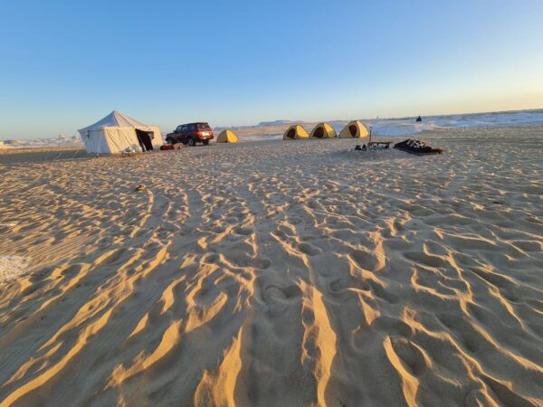 Overnight White Desert Safari Camping from Cairo x